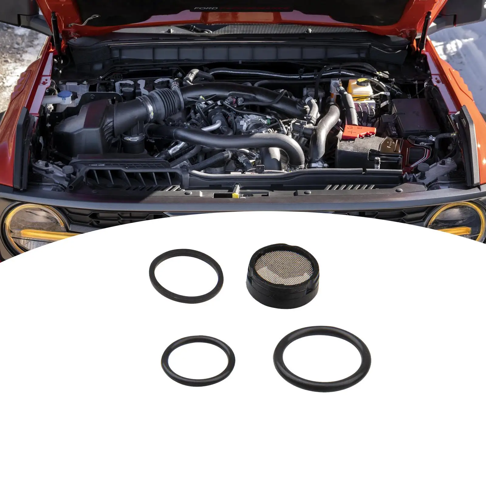Durable Fuel Injector IPR Seal Screen Kit Engine O Ring Set for Ford 6.0L E-series Van 2004-2010
