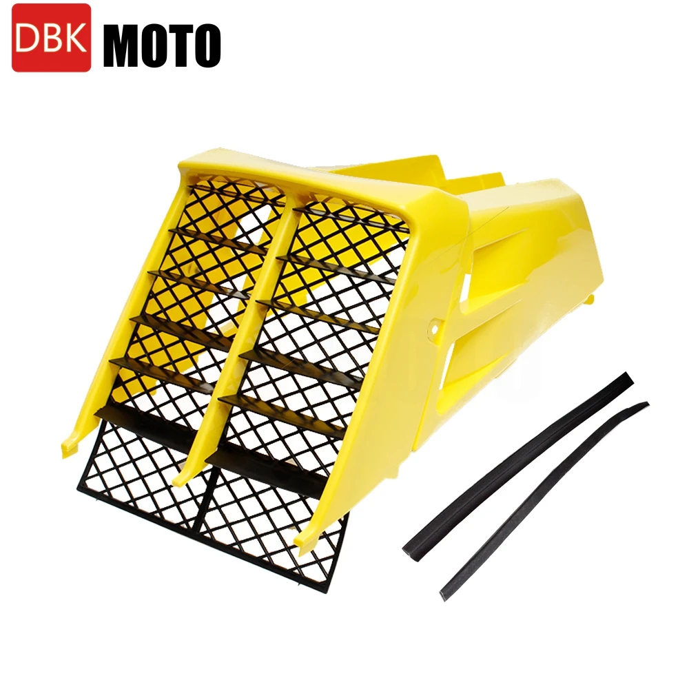 ฝาครอบด้านข้างถังแก๊สพลาสติกพร้อมตะแกรงสําหรับ Yamaha Banshee 350 YFZ350 87-06