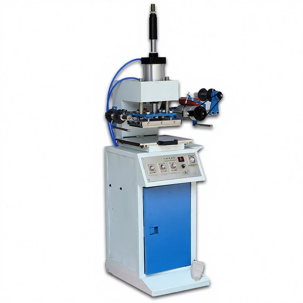 Leather Pneumatic Large Area Hot Foil Leather Heat Auto Leather logo Embossed Pneumatic Hot Stamping Machine