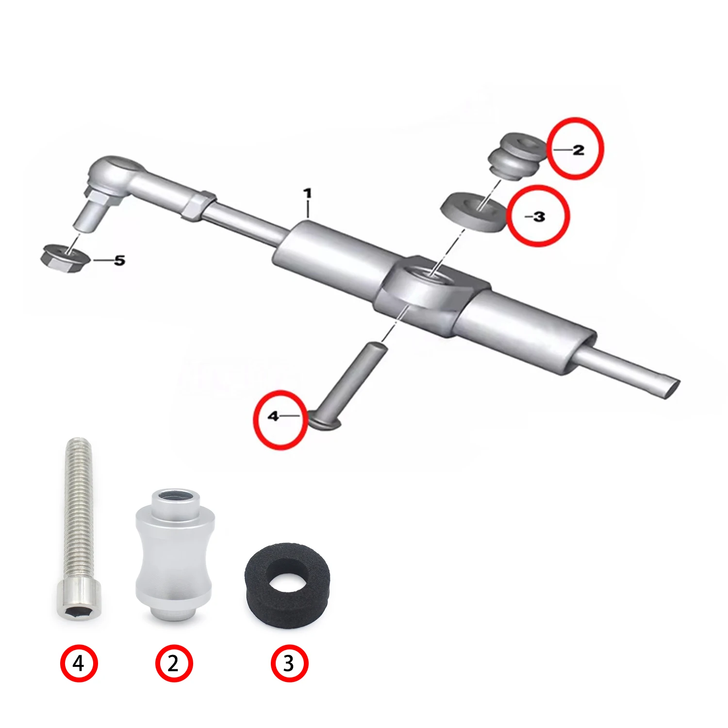 Accessories Moto For BMW R1250GS R1200GS ADV Buffer Gasket Fixing Screw Oil Seal Set