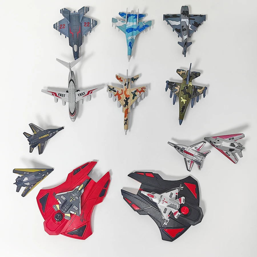 

Детский набор игрушечных самолетов-катапульт, способный запускать истребители, 6 самолетов из сплава, для развития социальных навыков у мальчиков