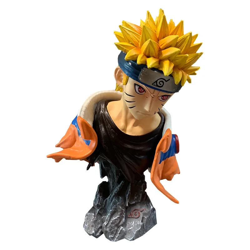 بقعة ناروتو أنيمي المحيطة اوزوماكي ناروتو تمثال نصفي نموذج لجسم كونوها نينجا الحلي الإبداعية لعب الأطفال الهدايا