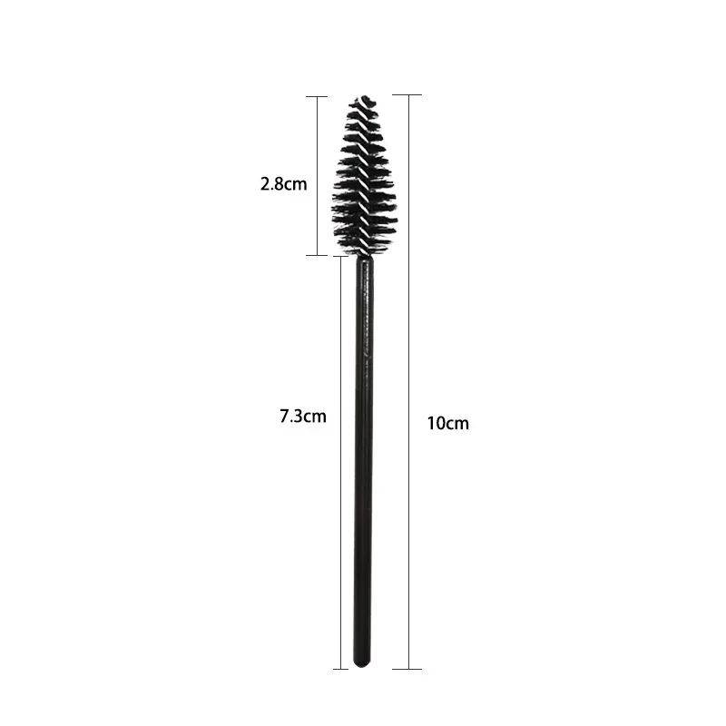 25pcs Eyelash Makeup Brush Eyebrow Comb Lash Extension Micro Brushes Mascara Wands Applicator False Eyelashes Microbrushes Tool