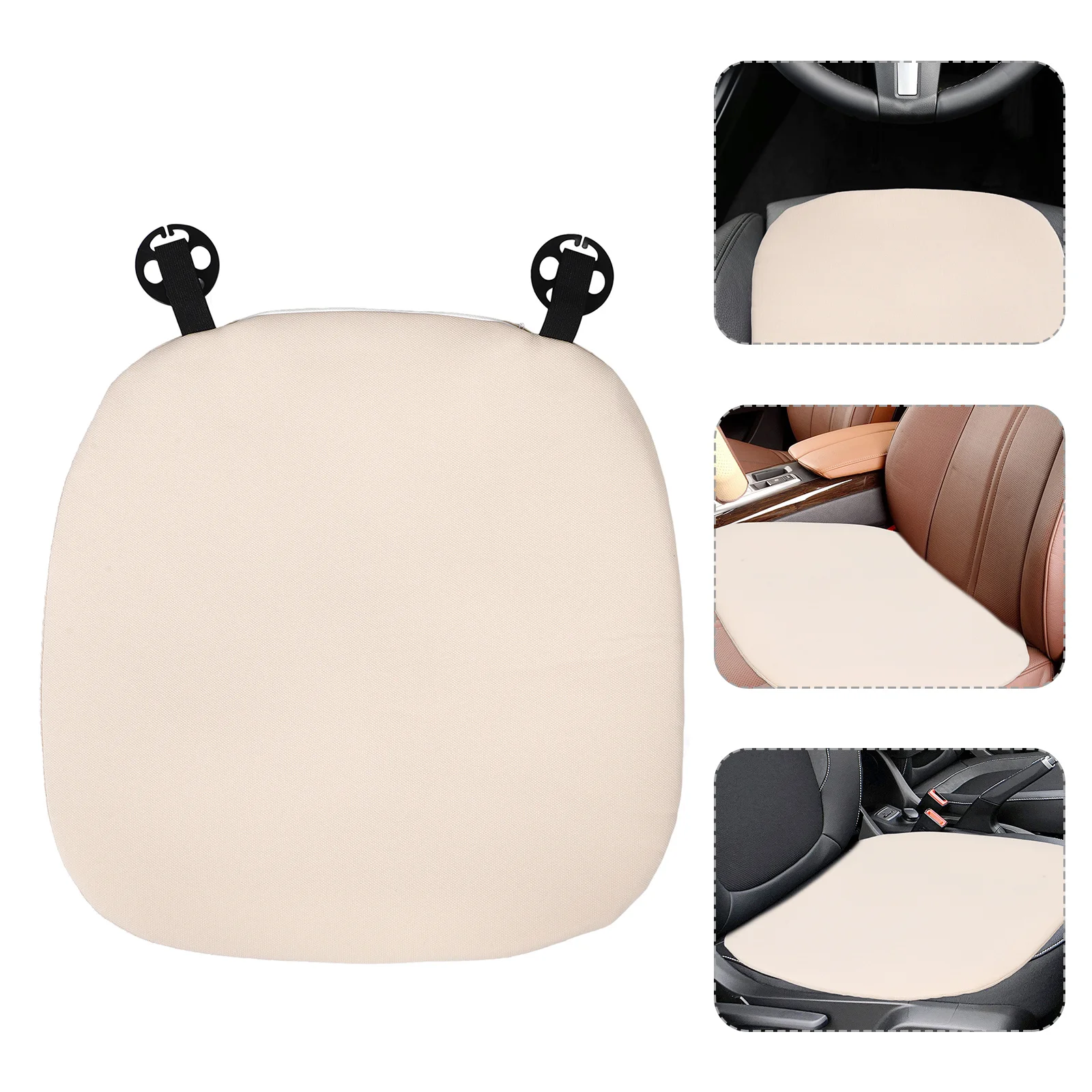 وسادة من الحرير الجليدي وسادة تبريد قابلة للتنفس لسائق الشاحنة غير قابلة للانزلاق صيفية لمقعد السيارة وحصيرة تبريد غطاء مقعد السيارة التهوية #1