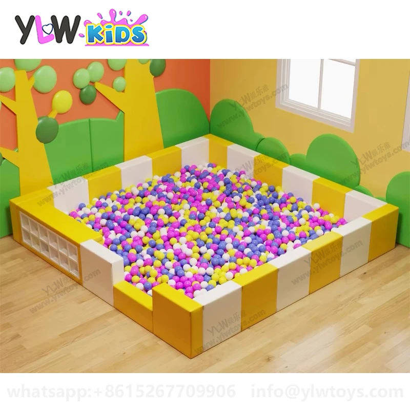 

YLWCNN Kid Ball Pit Soft Fence Baby Play Equipment Soft Ball Pool Play Set Infant Soft Play Area Customized made