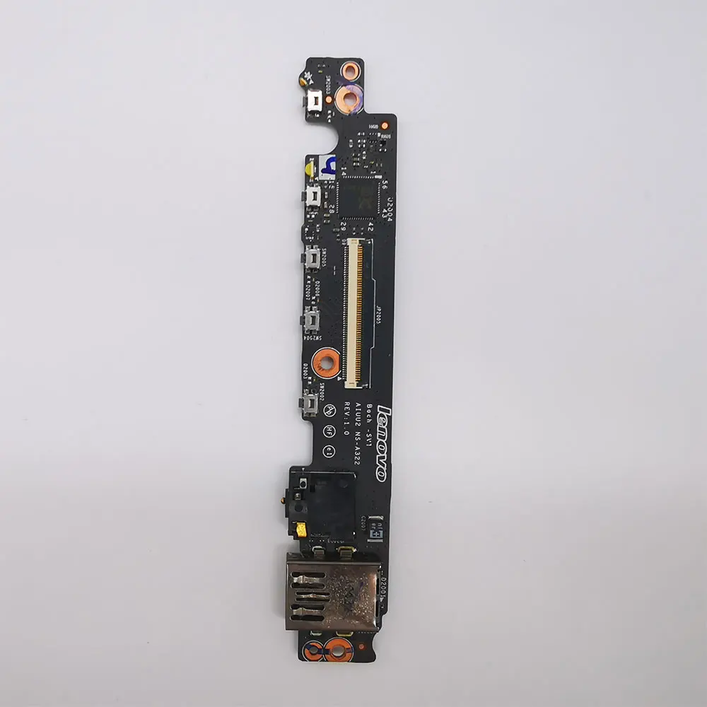 Per Lenovo Yoga 3 Pro 1370 laptop Power Button Board switch Card reader M.2 SSD USB Jack IO Audio auricolare board NS-A322 NS-A321