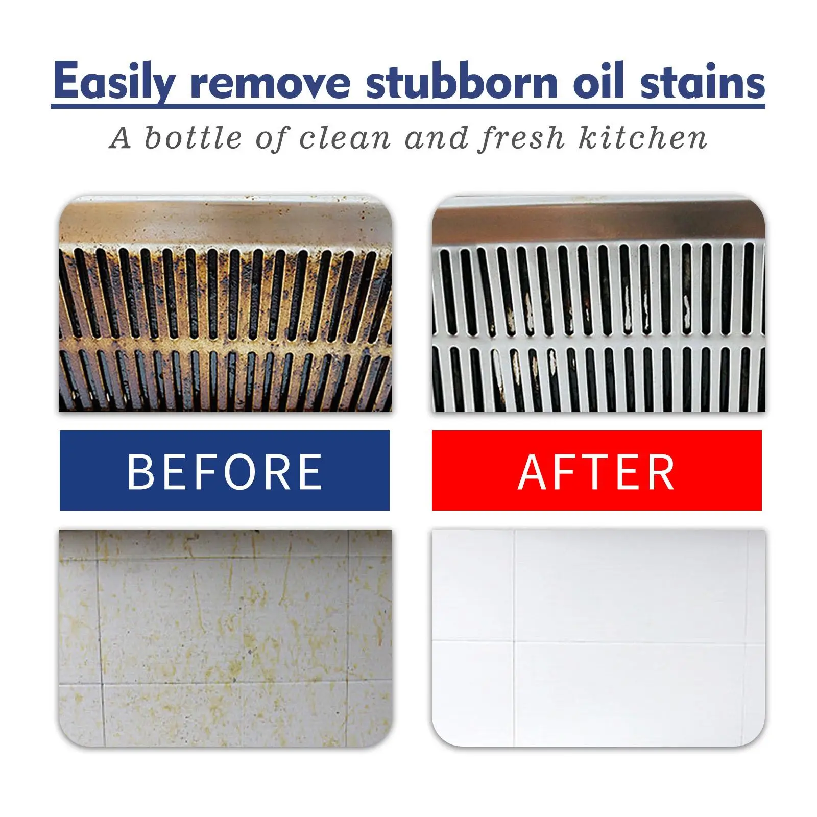 Kitchen Cleaner Powder Practical Remove Stains for Cooktop Household Kitchen