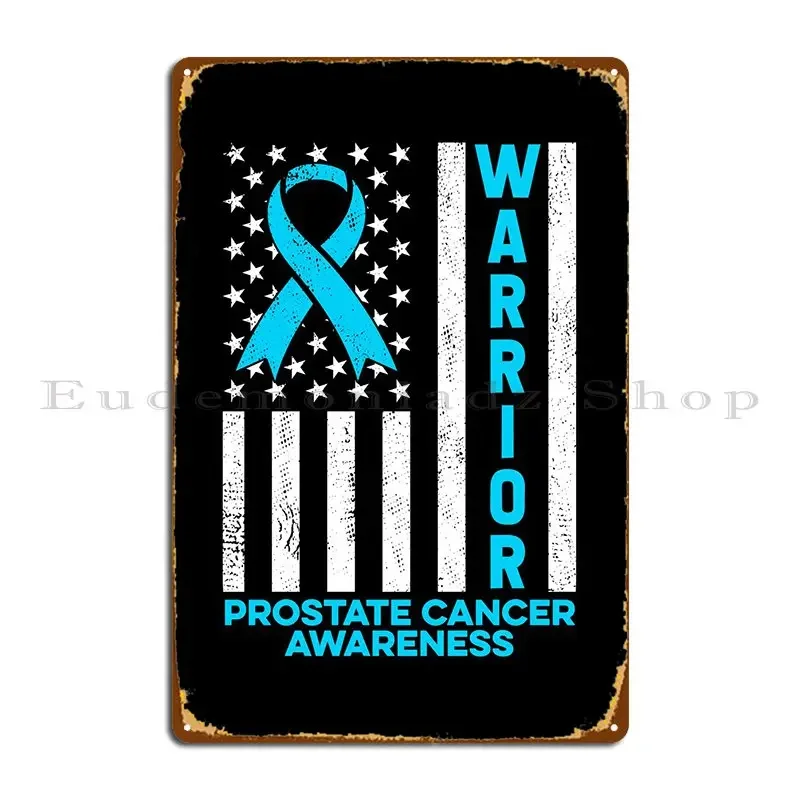 Prostate Cancer Awareness Metal Sign Vintage Wall Decor Living Room Print Club Tin Sign Poster