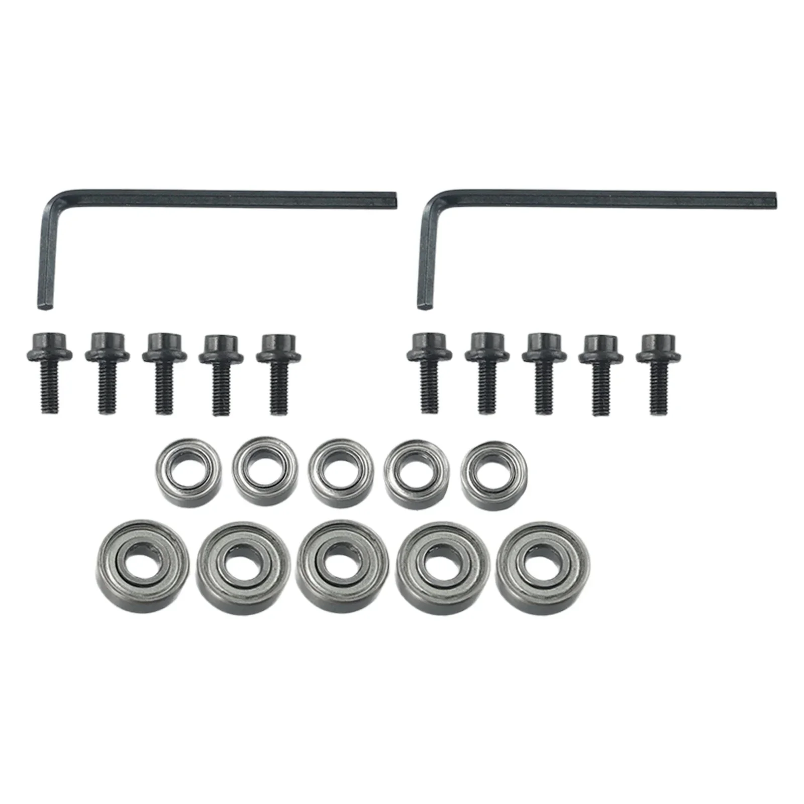 Imagem -02 - Guia de Rolamentos de Esferas Montado Superior Fresadora Ferramenta Elétrica Peças Bits Acessórios de Máquinas Bit Router Reparação de Rolamentos 10 Pcs