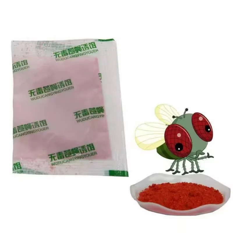 

20pcs Fly Bait Non-toxic Fish Bone Meal Fly Bait Attractant Pesticide-Free Safe Environmentally Pest Control Product