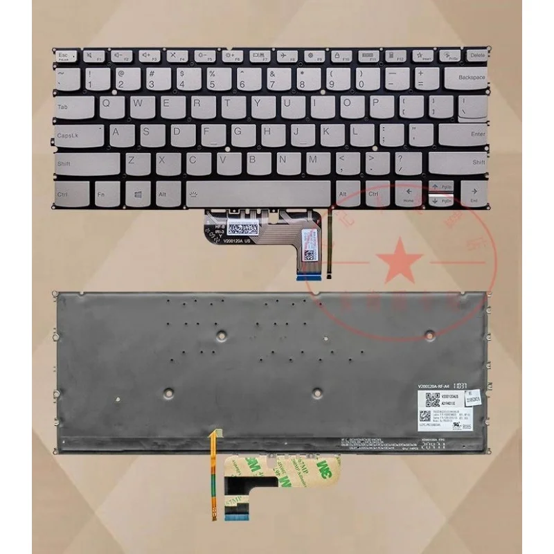 

LL+ New for Lenovo Ideapad Yoga C940-14 C940-14IIL US Keyboard With Backlit Silver