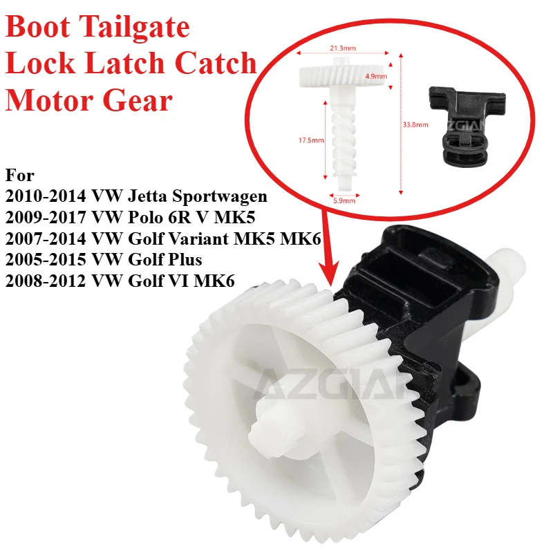 Tail Gate Latch Gear For VW Jetta Sportwagen Polo 6R V Golf  Variant Plus Ⅵ MK5 MK6 TailGate Latch Boot Tailgate Lock Catch DIY