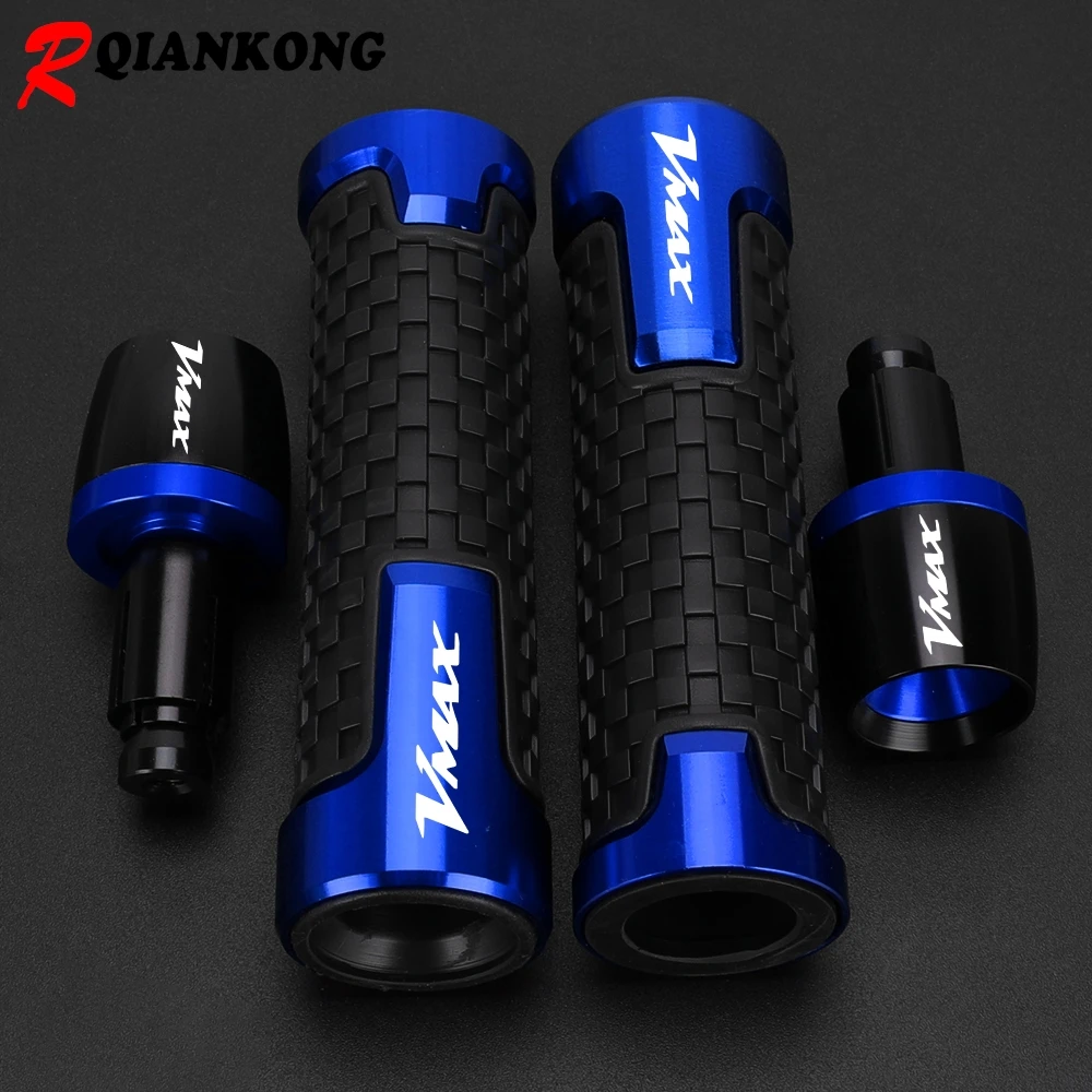 

For YAMAHA VMAX 1200 VMAX1200 1990-2016 2015 2014 2013 2012 Motorcycle Handlebar Grips Bar Ends Hand Grip Plug Slider End Caps