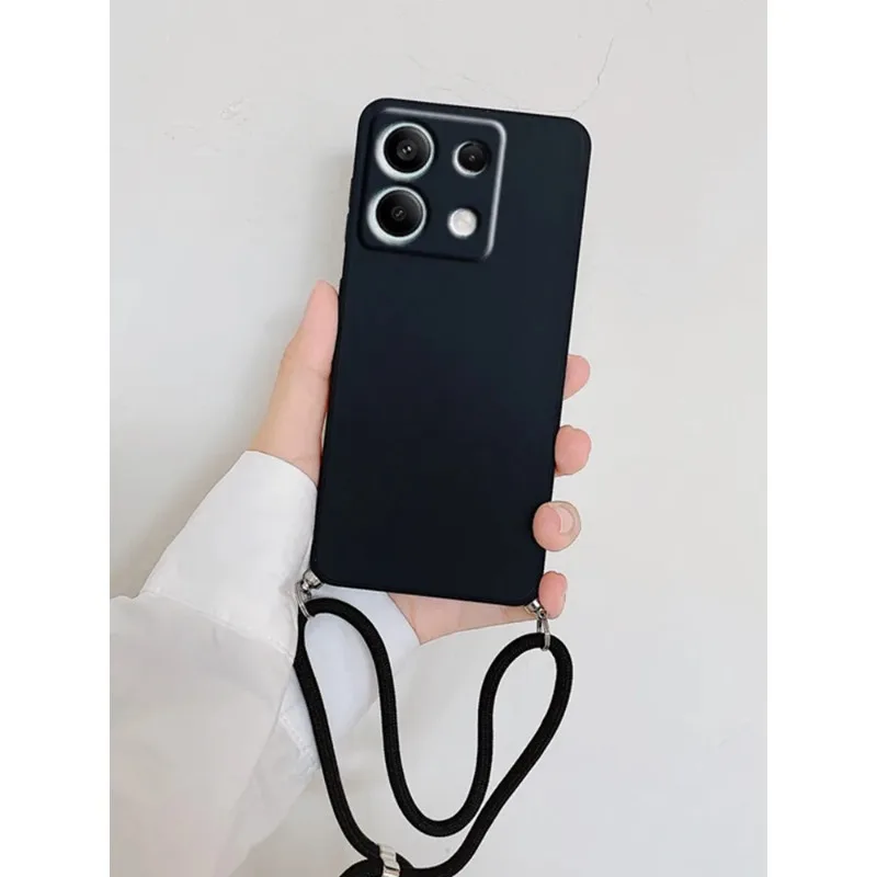 لينة سيليكون Crossbody الحبل جراب هاتف ل الشرف 400 الذكية عدسة حماية بولي TPU للصدمات الغطاء الخلفي ل الشرف X7D 4G 5G