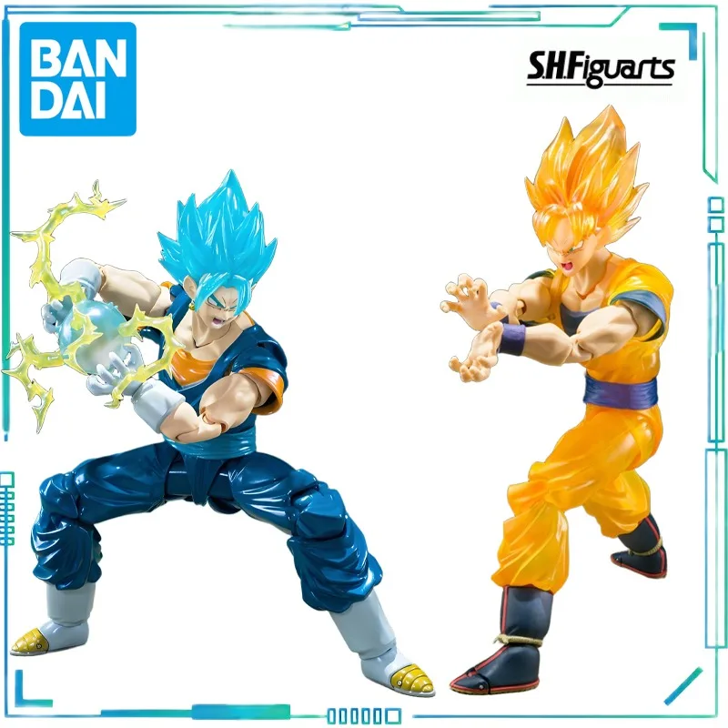 BANDAI Genuine S. H. Figuarts Series Dragon Ball Series Super Saiyan Sun Wukong -Z Warrior-and Super Saiyan Beijit Подвижная модель