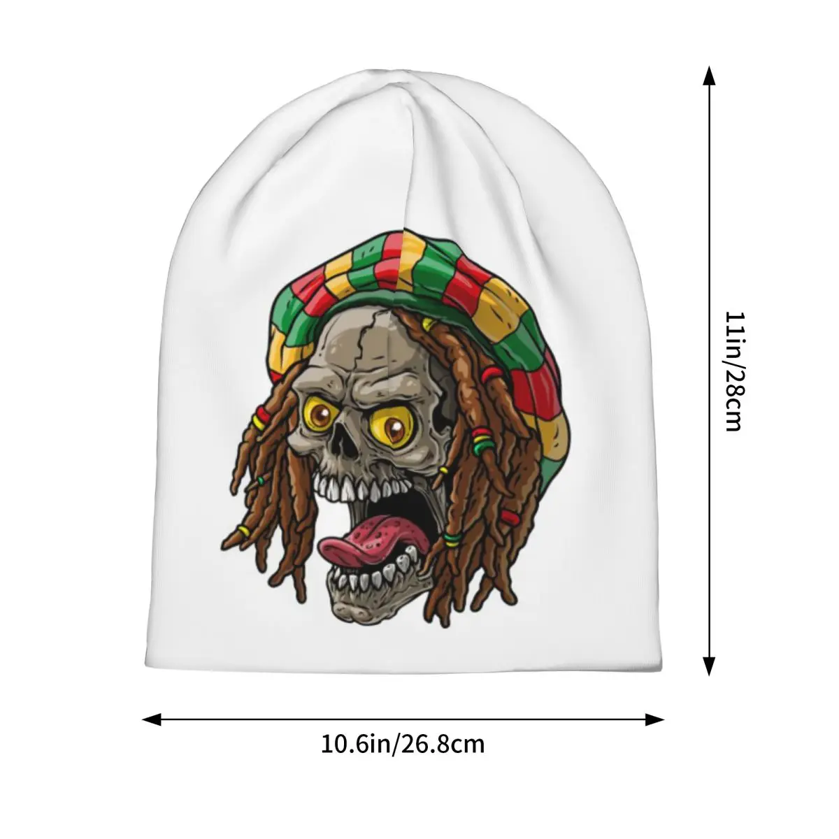Jamaica Rasta Jamaican Men Women Adult Beanies Caps Knitted Bonnet Hat Warm Fashion Autumn Winter Outdoor Skullies Hats view 2