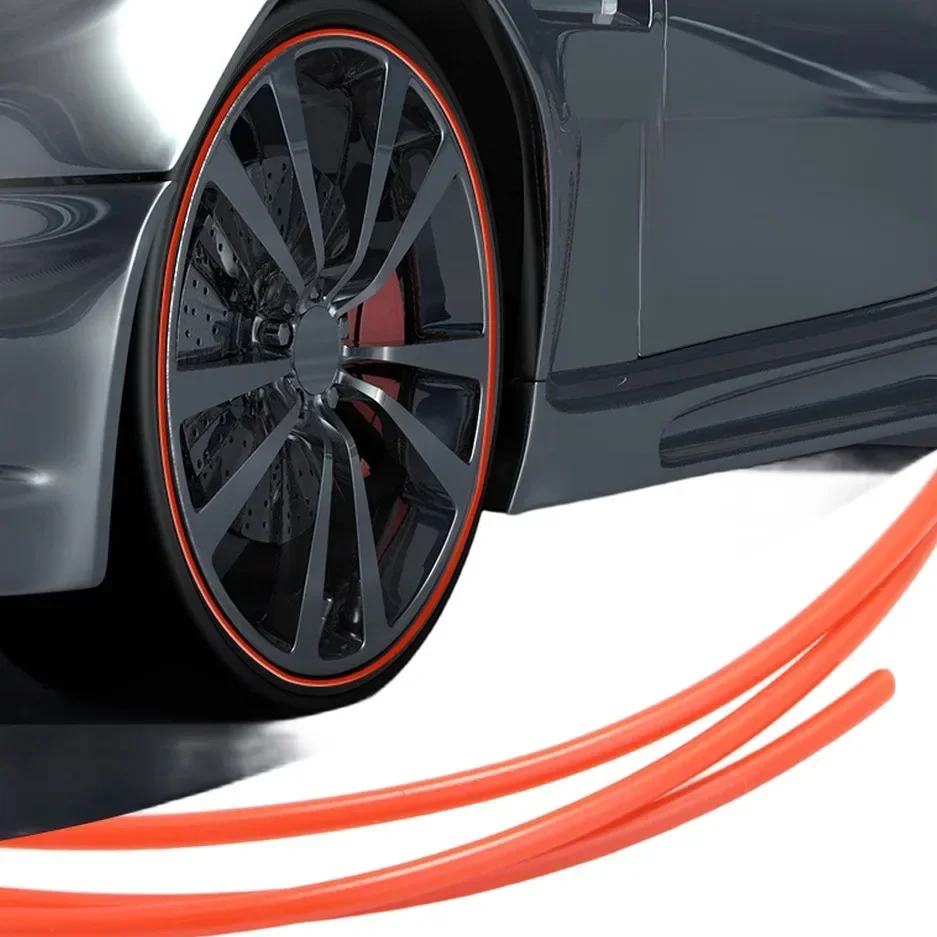 

For Safe Driving Wheel Hub Protection Double-Layer Protection Weather Resistant Material Stylish Rim Enhancement