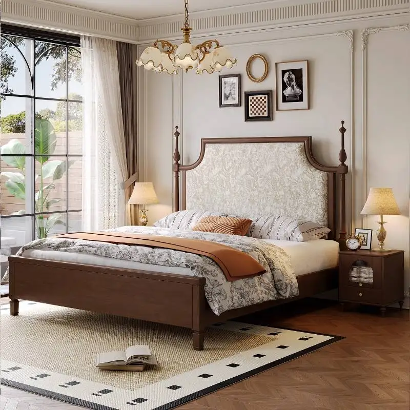 Couples Decoration Double Bed Frame Clearance Bunker Headboards Double Bed Loft Luxury Letto Matrimoniale Furniture Home