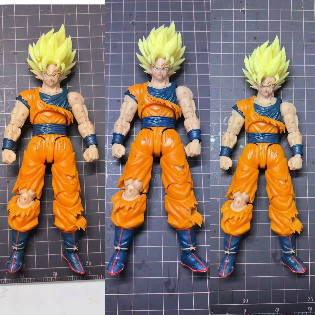 Dragon Ball Goku Accessories Shf Super Saiya Ssj2 Goku Heads Accessories Anime Action Figurine Collection Model Custom Toys Gift