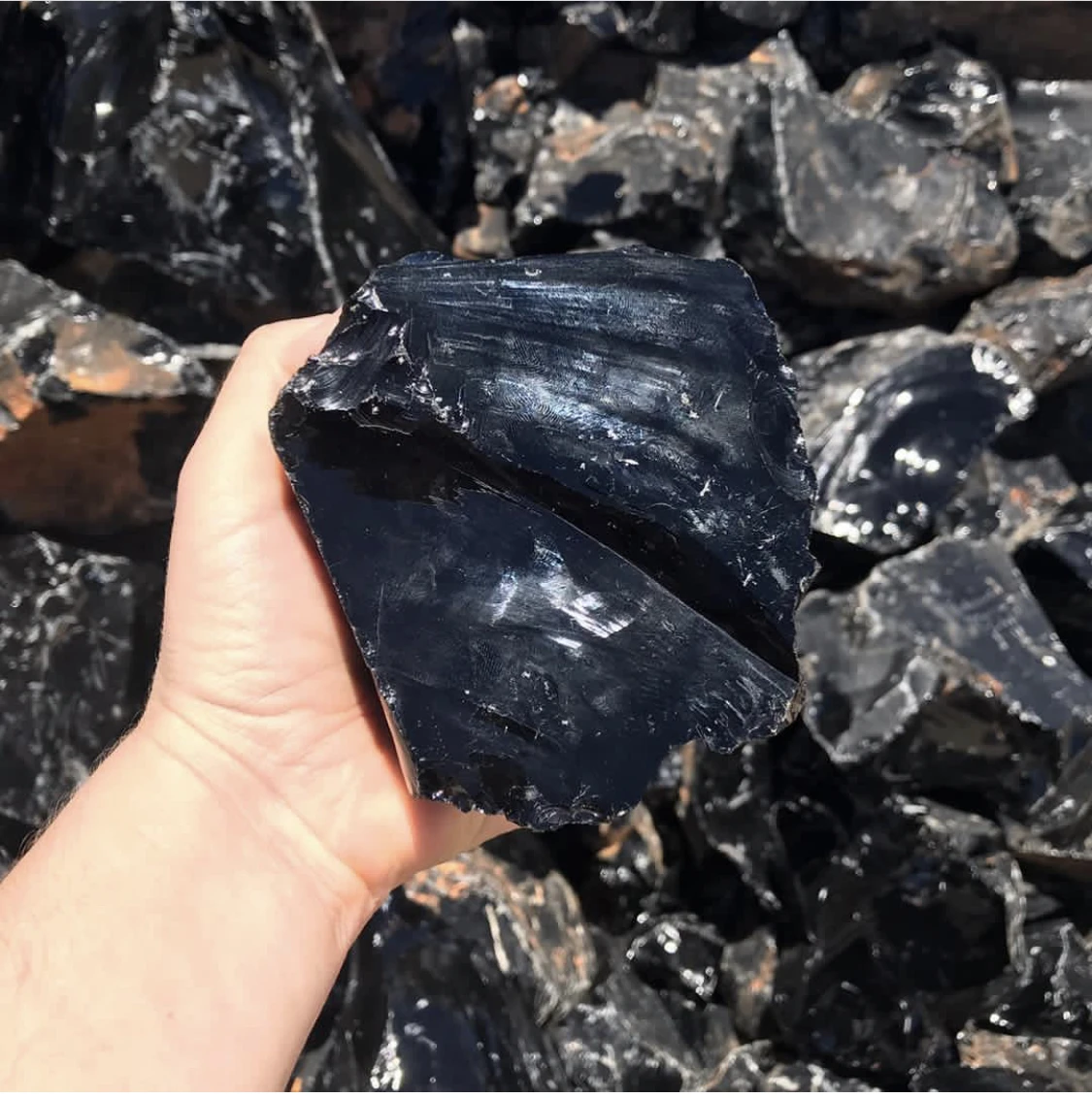 Natural Raw Black Obsidian Quartz Stones, Rough Rock Crystals, Metaphysical Reiki, Home Decoration