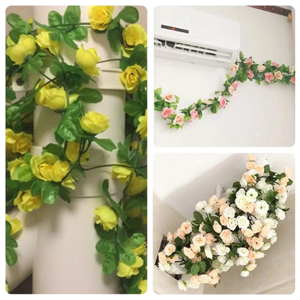 Guirnalda De Vid Artificial, Flores Falsas, Enredaderas Verdes Para Cubierta De Tubo De Techo, Decoración De Fiesta De Pared Para El Hogar Y La Boda, Realista U1B3 — -38%, $0.31 Coupon, from $0.50 – 38% descuento – €0.50