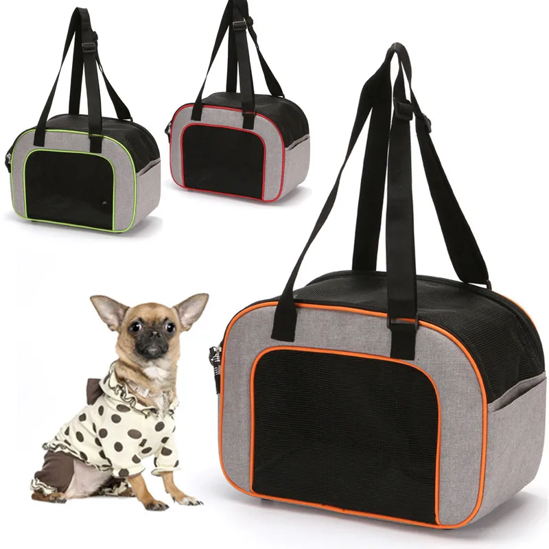 Pet cat, puppy, one shoulder diagonal crossing outdoor travel bag  Suitable for pets under 3.5kg Breathable and comfortable