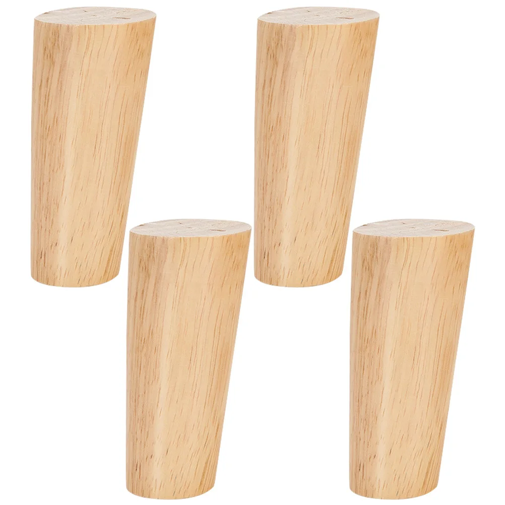 

1Set Furniture Leg Set Premium Wood Furniture Feet for Sofa Cabinet Dresser Replacement Smooth Wooden Legs Easy Install