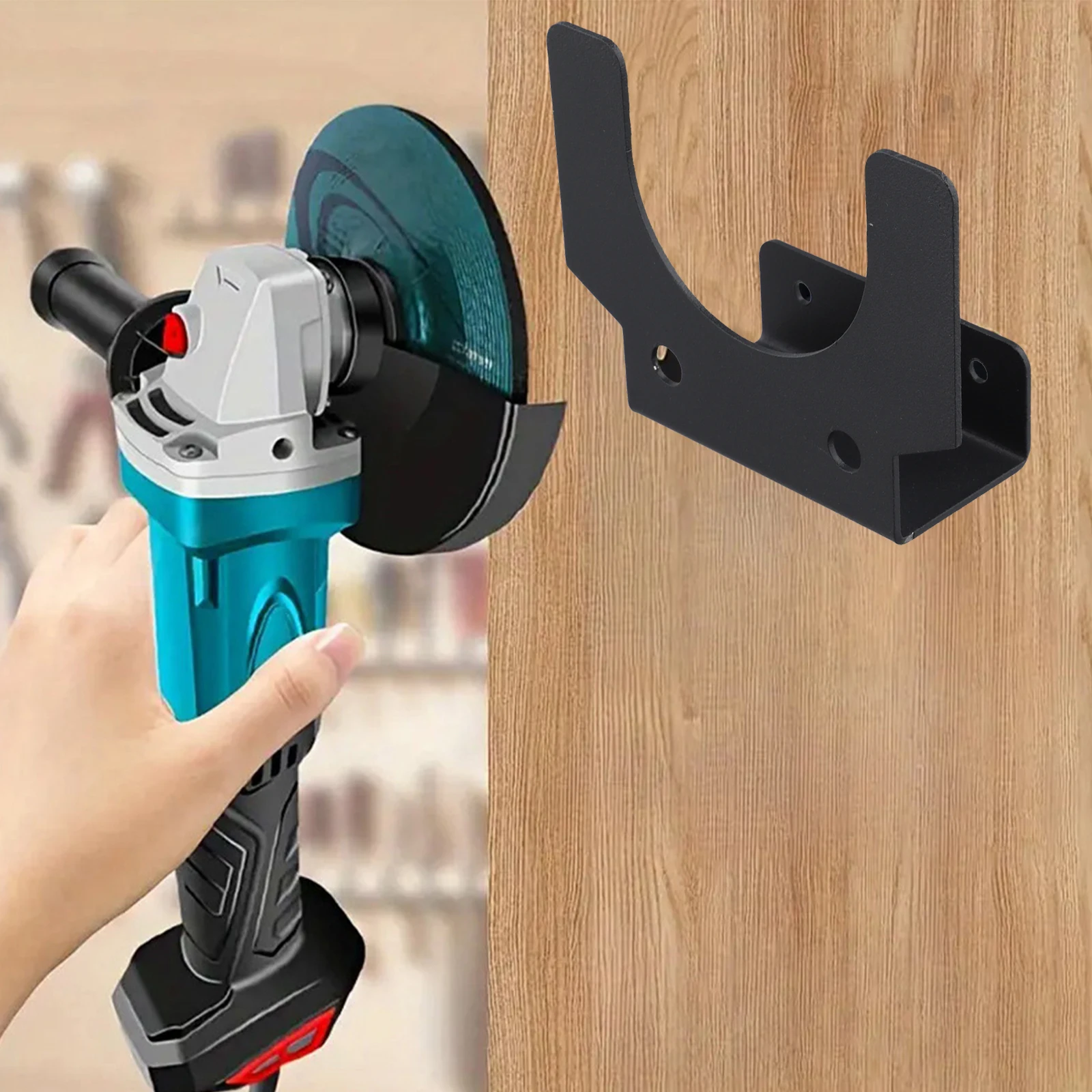 Wall Mounted Bracket Polisher Storage Racks Metal Storage Stand Vertical Storage Solution For Polishing Machines