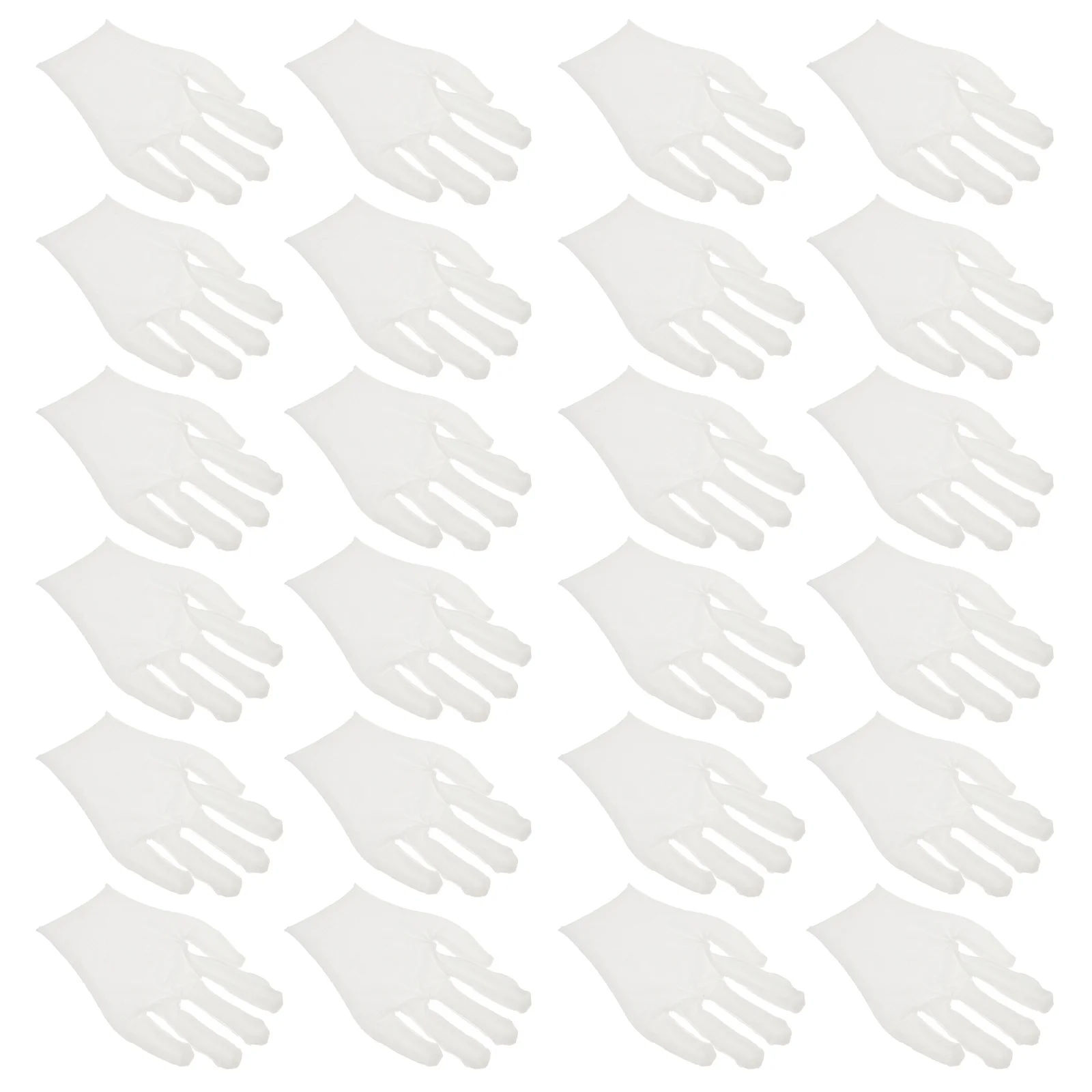 12 pezzi in cotone bianco leggero per la pulizia del giardinaggio, lavoro industriale, guanti protettivi di sicurezza, guanti da lavoro, guanti industriali