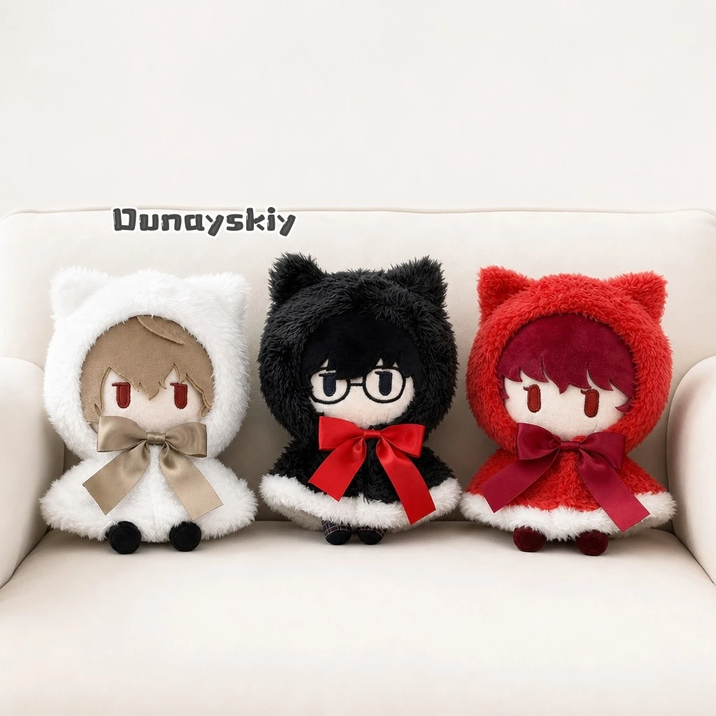 

Persona 5 Royal Plush Doll Anime Merchandise Soft Stuffed Hooded Cape Plush Toy For Anime Fans Home Room Decoration Gift