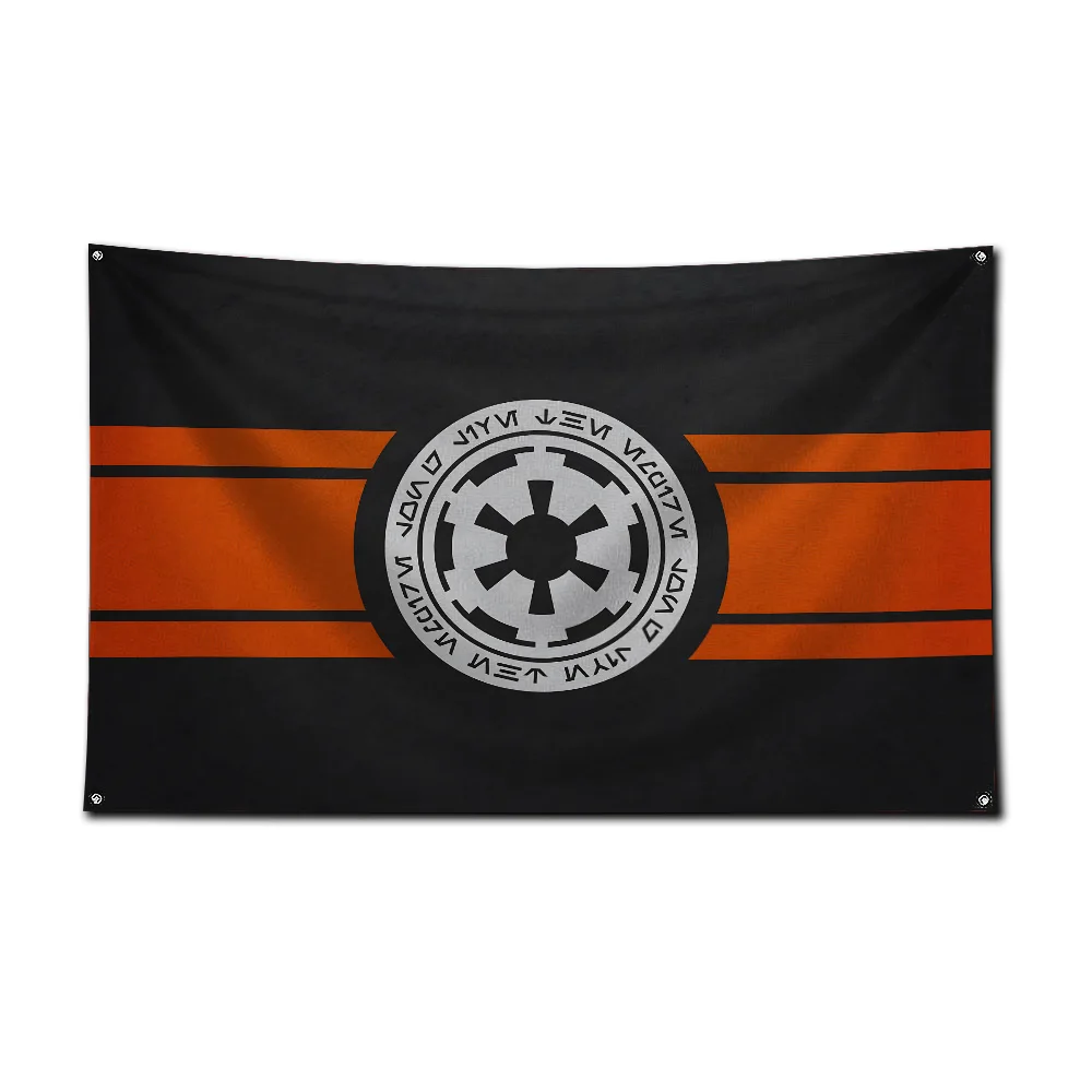 3x5 Ft Galactic Empire Rebel Alliance Flag Polyester Printing Banner for Garage Wall Art Out Door Decoration With Brass Grommets