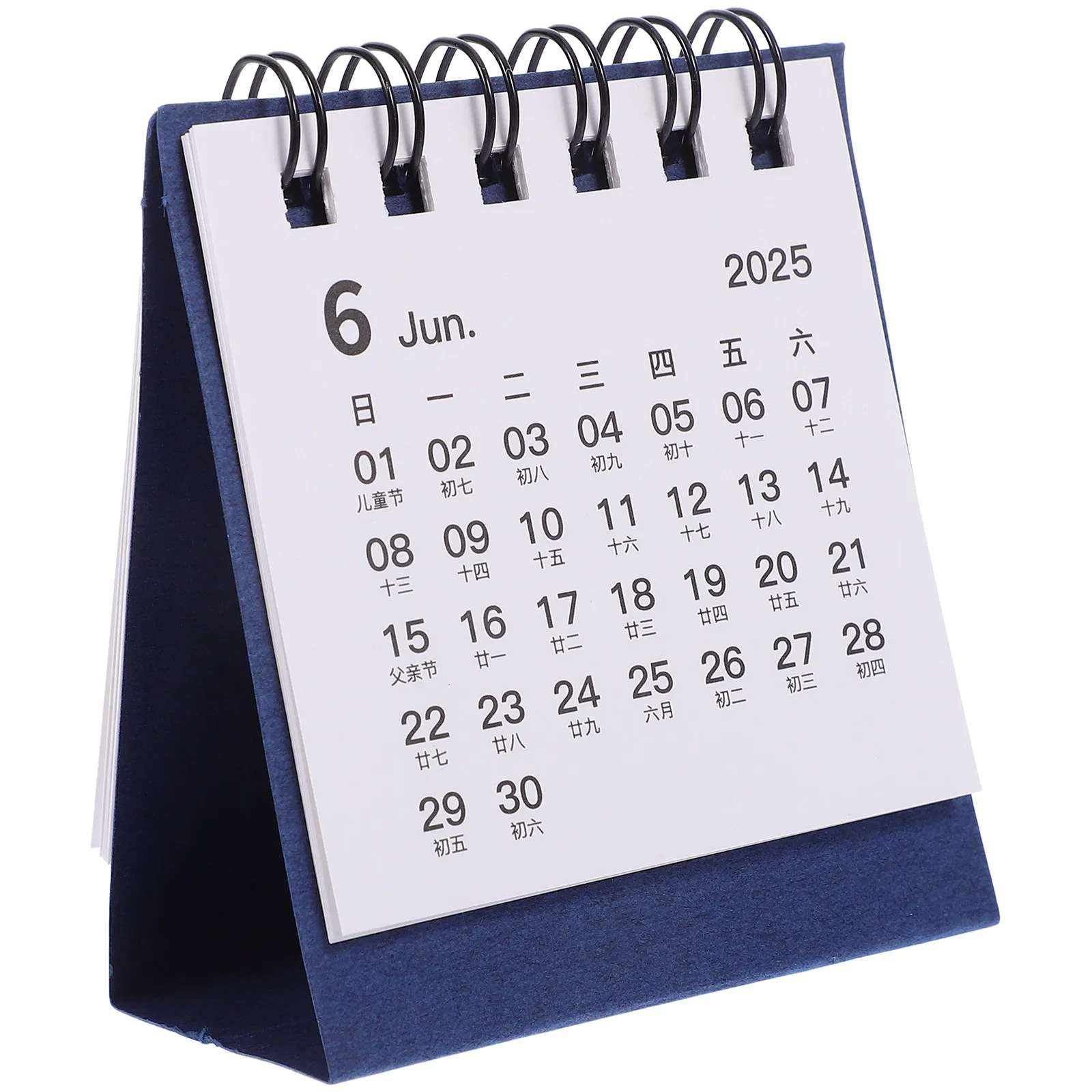 

Adorable Mini Desk Calendar Flip for Classroom Small Desktop Standing Creative Coil