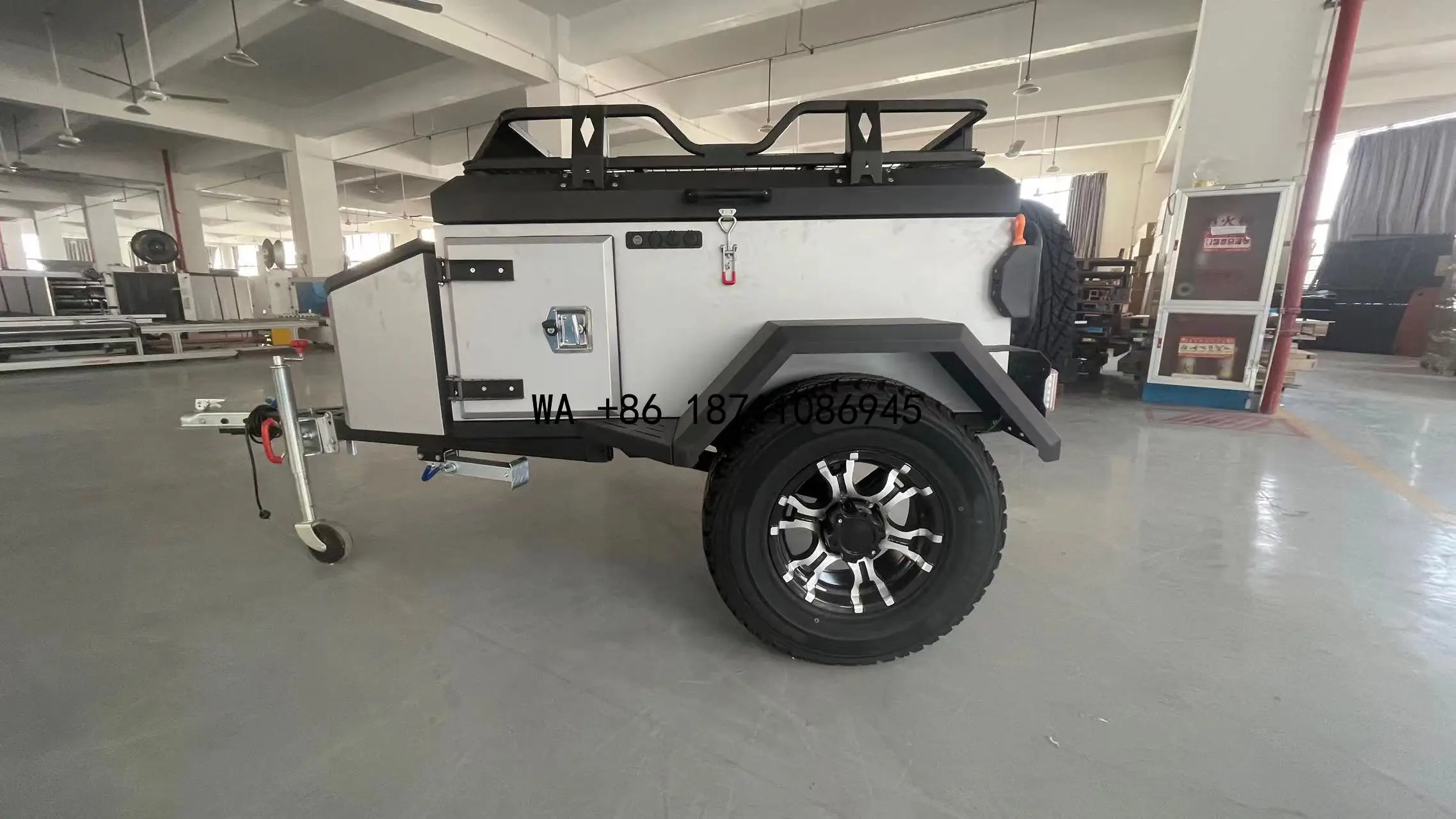 （Factory Direct Sale）AIWEITE  Small Rv caravan Mobile Travel Camper Trailers off Road Trailer for Sale Camping Trailer