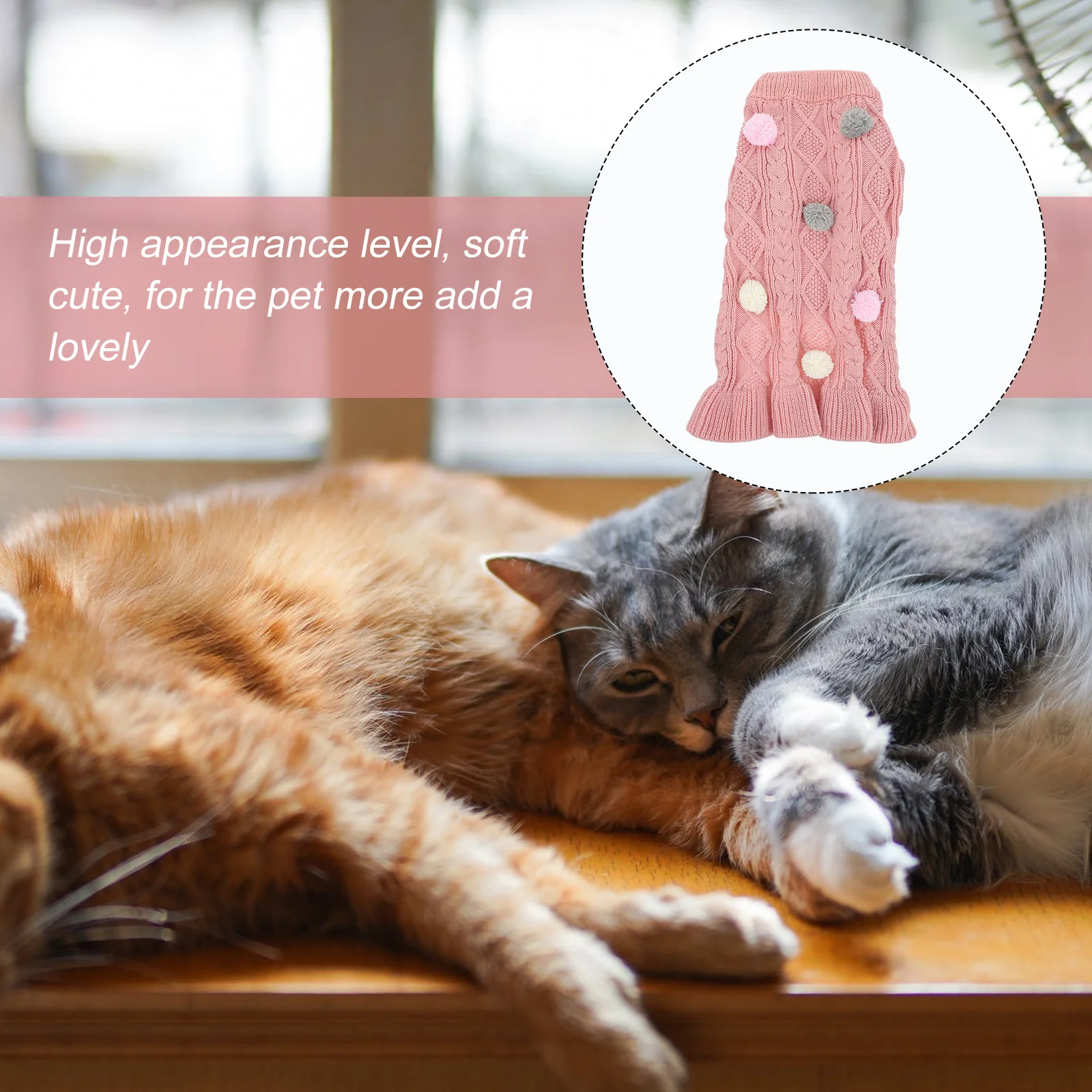 

Dogs Cats Sweater Skirt Acrylic Fibres Skinfriendly Comfortable Perfect Gift Birthday Party Christmas Cosplay Pet Supplies