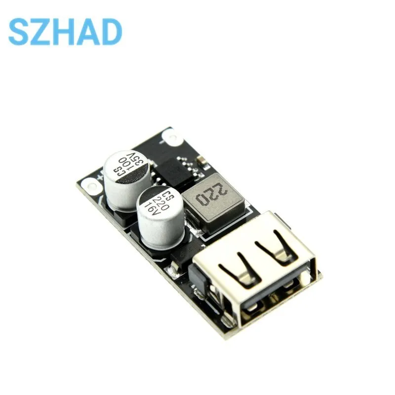 USB QC3.0 QC2.0 USB DC-DC Buck Converter Charging Step Down Module 6-32V 9V 12V 24V to Fast Quick Charger Circuit Board 5V