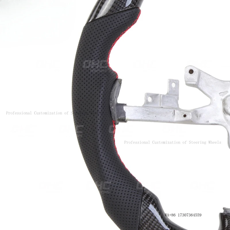 

Suitable for 14-18 Chevrolet Corvette C6 car carbon fiber steering wheel titanium plate