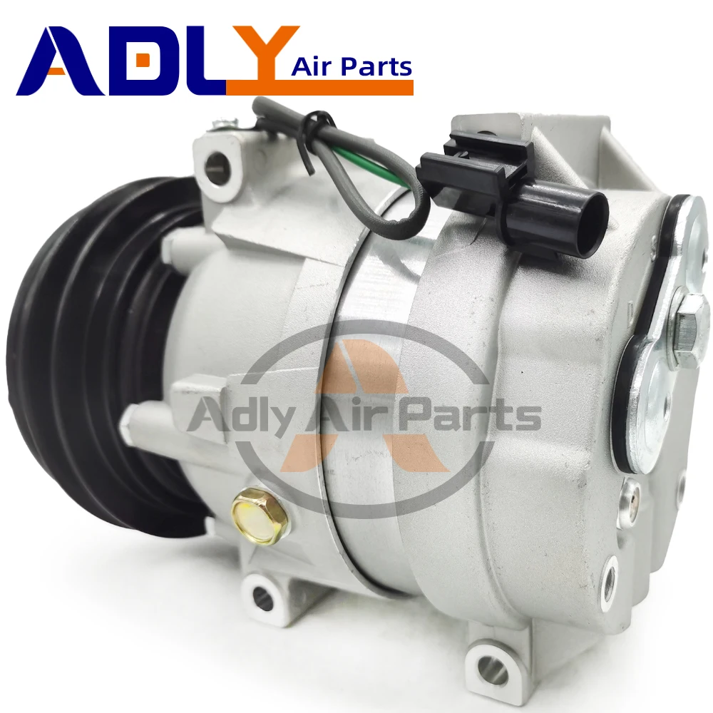 CM7579 에어컨 컴프레서 24V 현대기계 굴삭기 로더 LC 220 11Q6-90040 11Q6-90041 11Q690040 A5W00258A