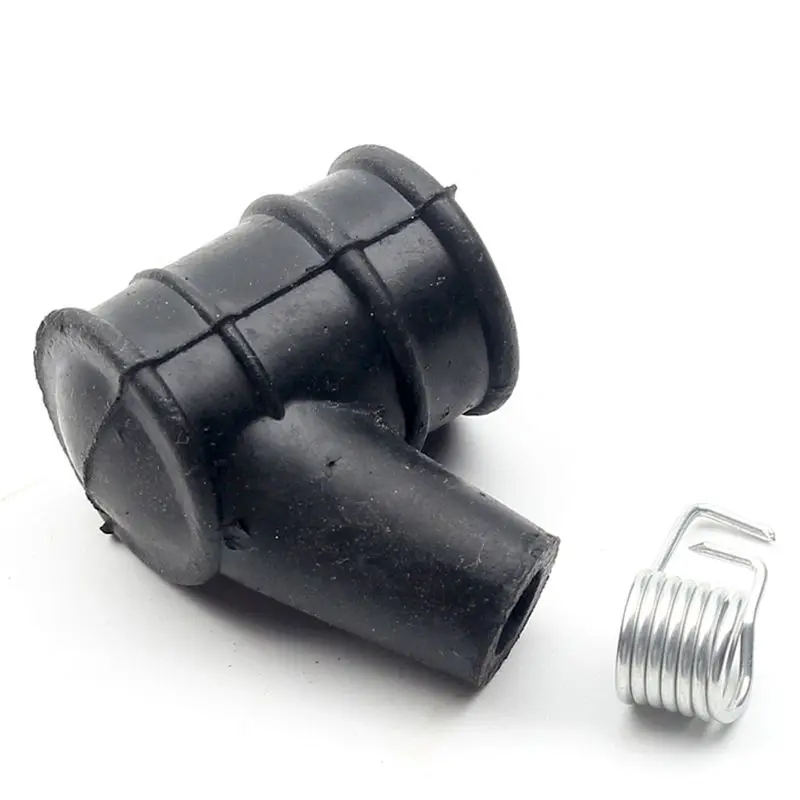 Sostituzione del bagagliaio della candela per i modelli 58/52 tappo della bobina di accensione della sega a catena accessori del cappuccio in gomma tappo della candela con molla