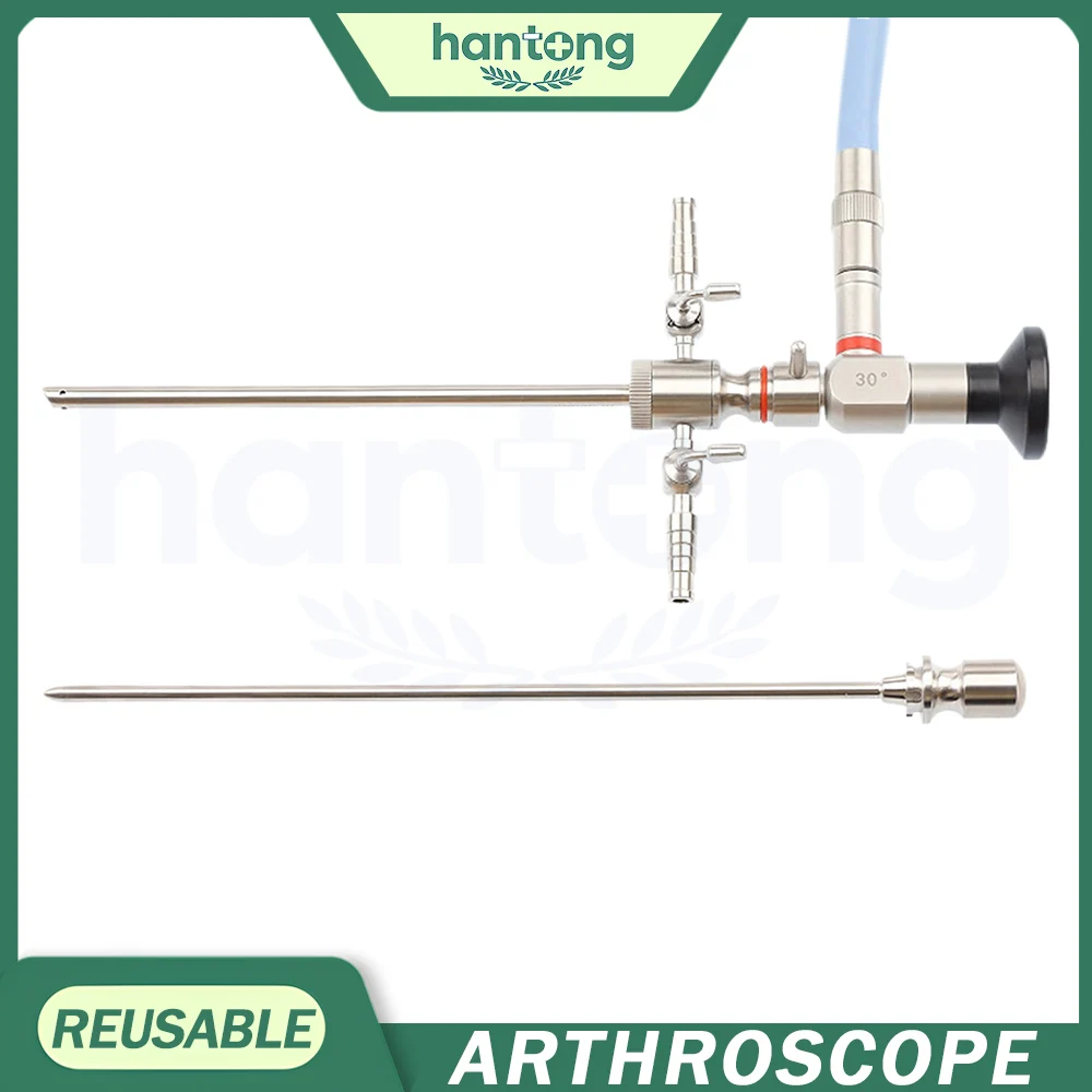 Medical Rigid Arthroscope Arthroscopy Endoscope and Sheath Obturator Trocar Elbow Knee Pets Examination Surgery Veterinary