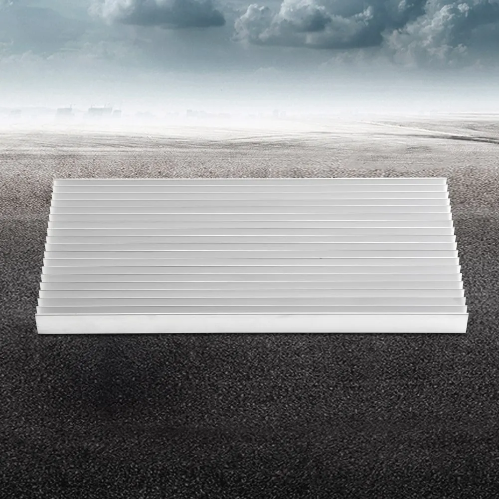 Aluminium Heatsink Heatsink Cooler LED Koellichaam Aluminium Koellichaam 300*140*20 MM Cooling Heatsink voor High Power LED Licht