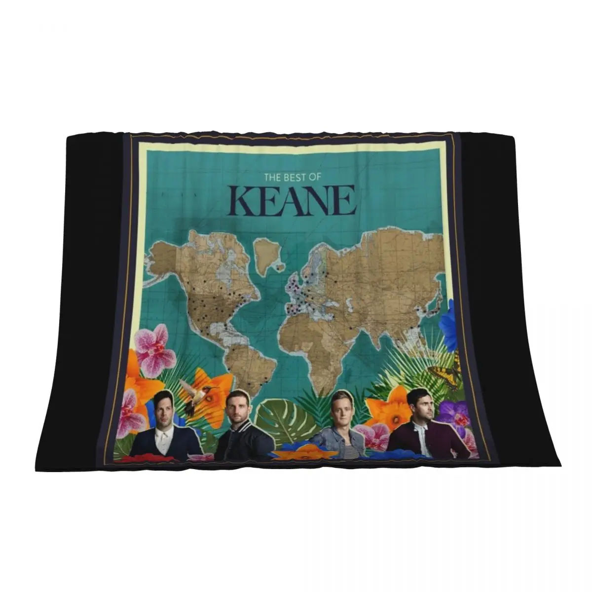 Одеяло Best of Keane, одеяла из фланелевой ткани для диванов, декоративные одеяла