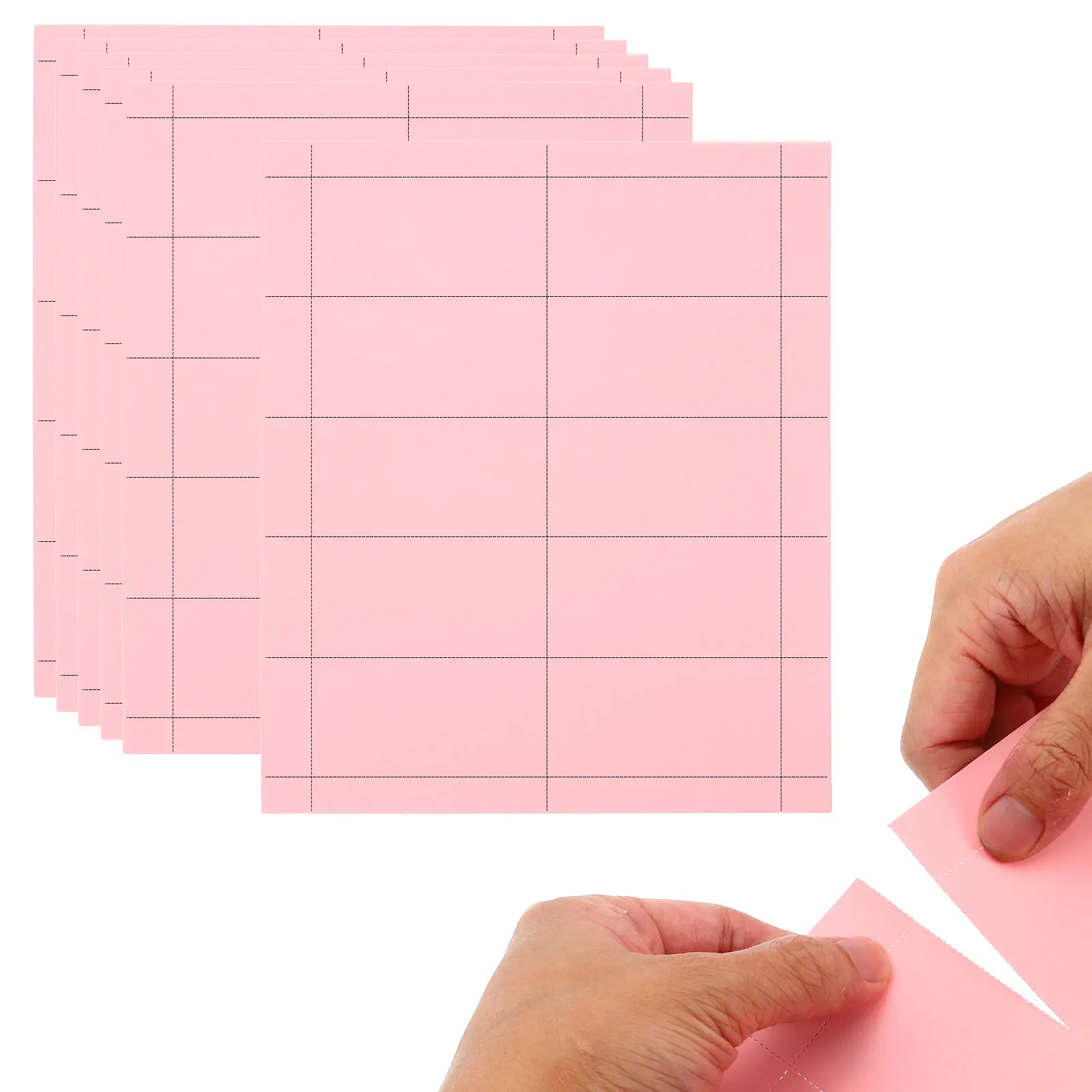 

20/500Pcs 3.5"x2" Printable Business Cards Perforated Card Stock Paper for Laser and Inkjet Printer 180gsm 20/50Sheets
