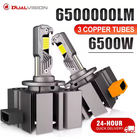 Dualvision D3S LED Headlights HID D1S D2S D4S D5S D8S D1R D2R D3R Turbo LED 650000LM Two-sided CSP Chip 6500K 6500W Plug&amp;Play