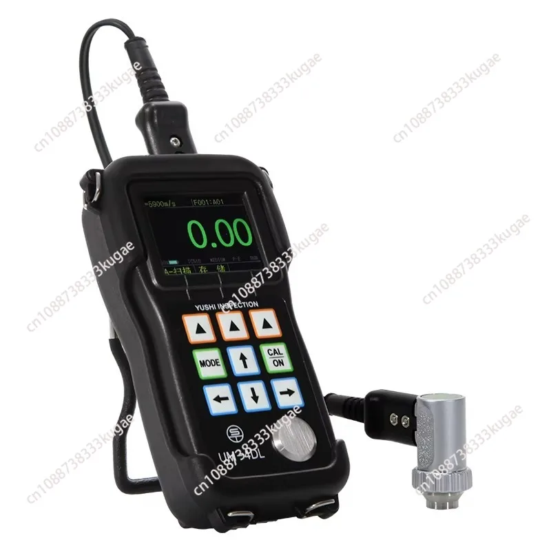 Portable digital display precision thickness gauge, color screen UM-4DL ultrasonic thickness gauge