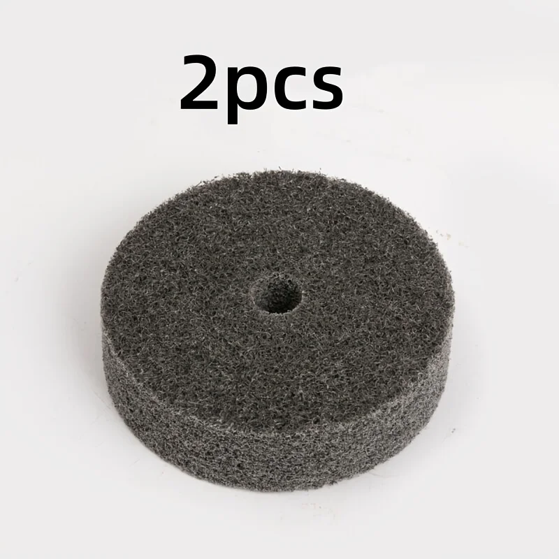 2Pcs 3 Inch Nylon Fiber Polishing Wheels Replacement Buffing Disc Accessories Only For Bench Grinder