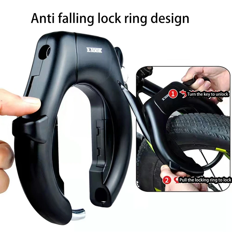 Bike Lock General Bicycle Horseshoe Claws Anti-Theft Lock Password Road MTB Bicycle Locks Outdoor Bicycle Accessorie