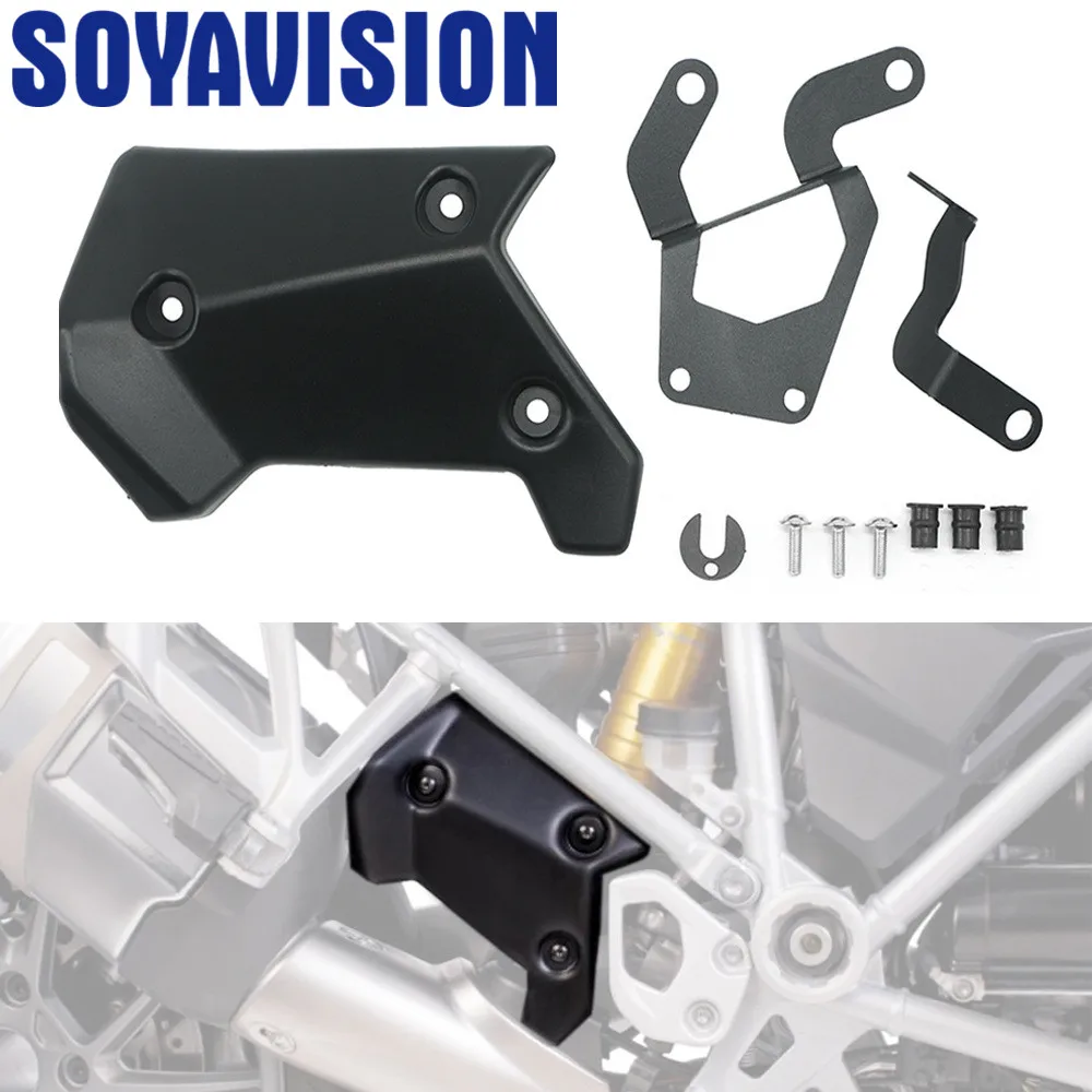 

For BMW R1250GS R1200GS LC 2013-2023 Middle Infill Cover Protector Motorcycle Exhaust Flap Cover Upper Side Panel Frame Guard