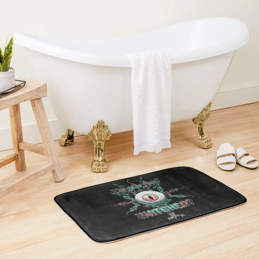 

Do you feel WATCHED Bath Mat Absorbent Bathroom Rug Foot Anti-Slip Carpet Mat