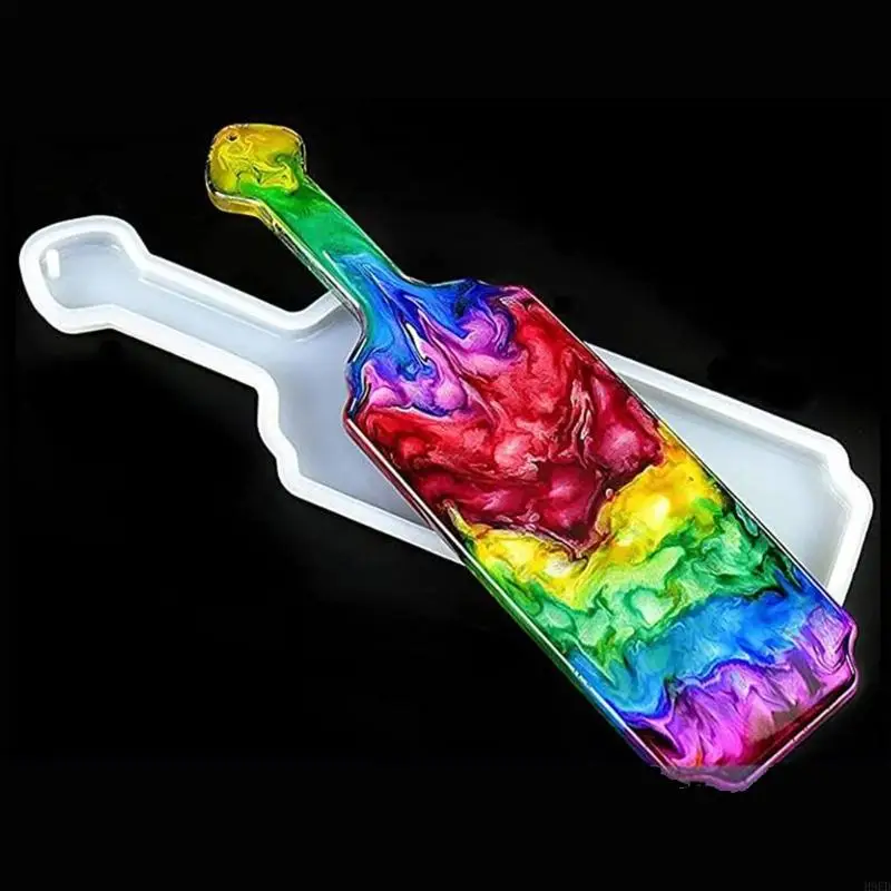 H9ed DIY epoxy paddle tray قالب مناسب للحفلات والأندية ديكور المنزل الحفلات