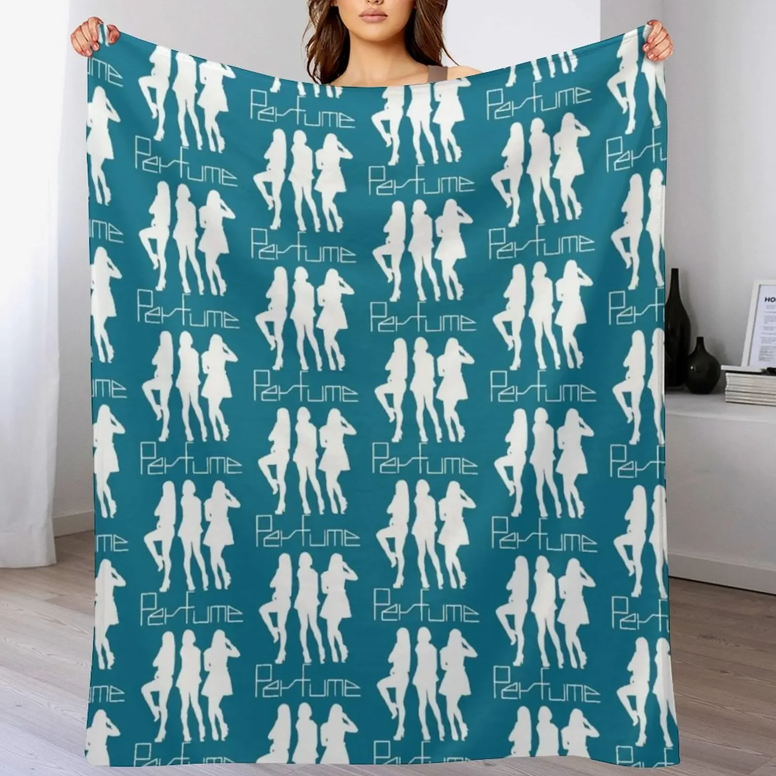 

Graphic Perfume Jpop Men Women Classic Throw Blanket Bed Decorative Sofa cosplay anime Soft Beds Blankets